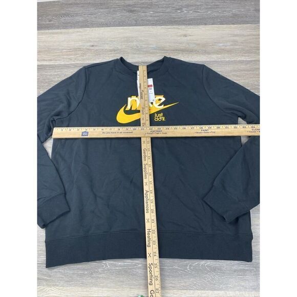 Nike Just Do It Women's Sweater Black FN3628-010 Size Large $70 - Picture 5 of 8